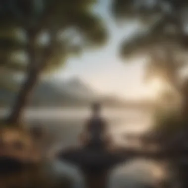 Embracing Serenity for Mental Clarity A serene landscape representing mental clarity