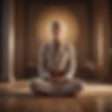 Mindfulness in Practice: The Art of Meditation Meditative posture encouraging mindfulness