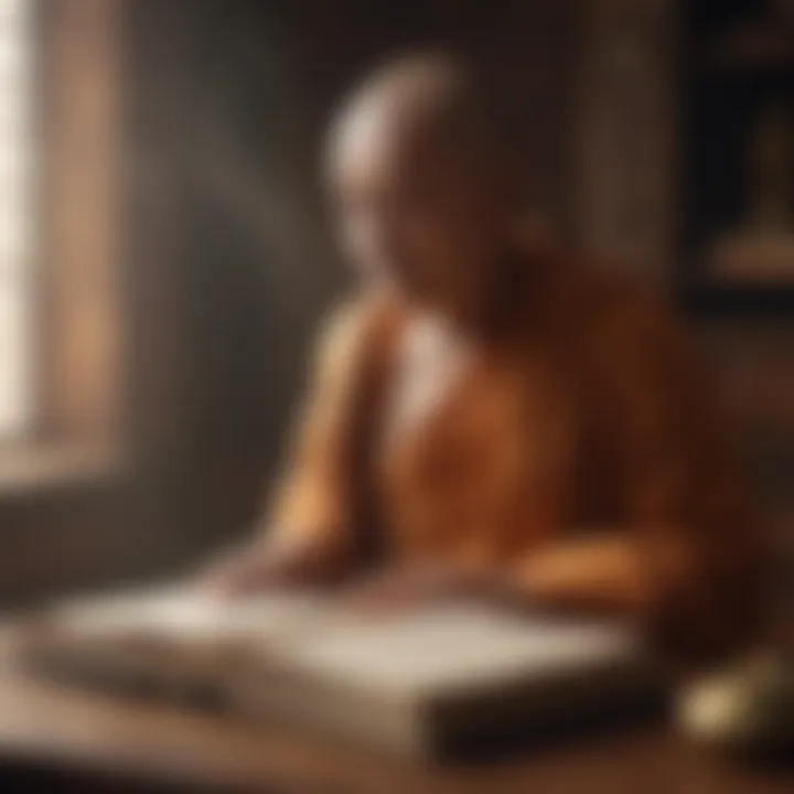 An open book with Buddhist scriptures