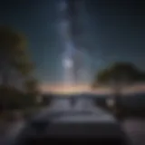 Tranquil night sky with stars