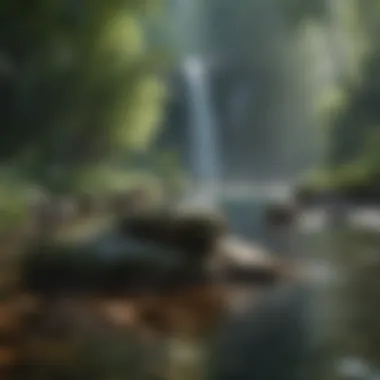 The Power of Nature in Mindfulness Serene landscape promoting mindfulness