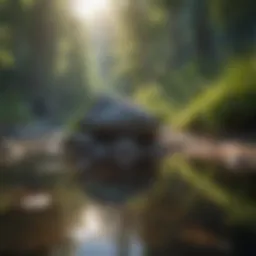 Serene landscape embodying tranquility