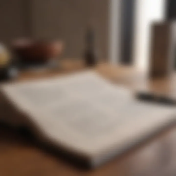 An open journal with a pen, illustrating self-reflection