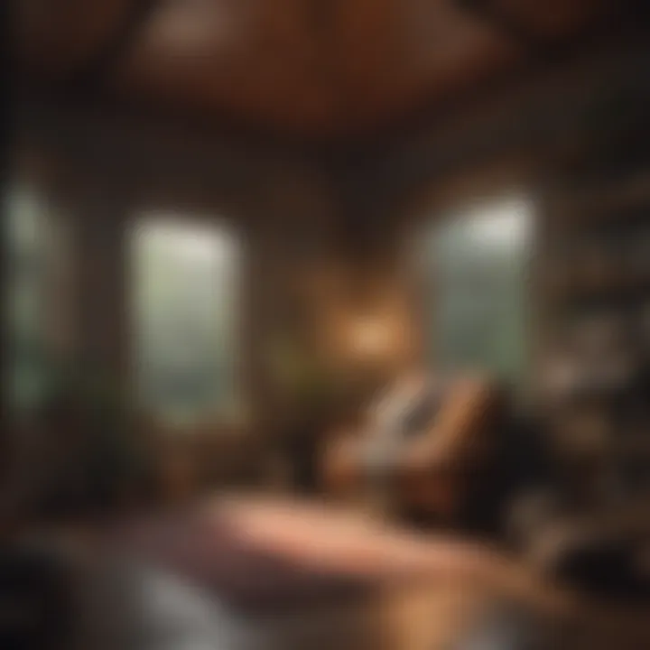 A cozy reading nook symbolizing personal retreat