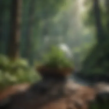 A serene landscape promoting relaxation and mindfulness