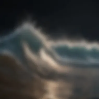 Visualization of Sound Waves in Tranquility Visualization of sound waves emanating in a tranquil environment