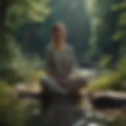A serene landscape depicting the essence of mindfulness