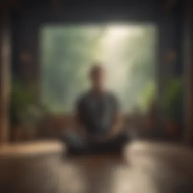 Embracing Mindfulness Practices Meditation session in a peaceful environment