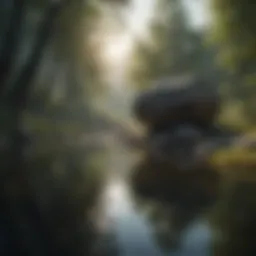 A serene landscape representing tranquility and mindfulness