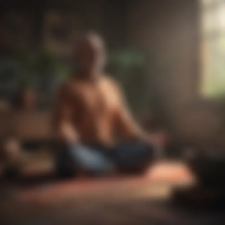 Meditation session illustrating mindfulness practices
