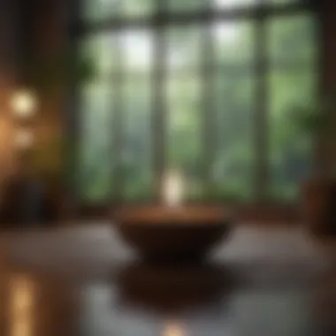 Cultivating Mindfulness A peaceful meditation space with soft lighting