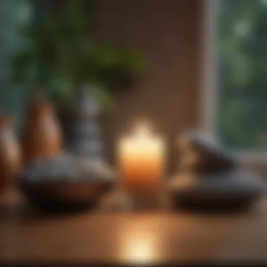 Embracing Self-Care: Tools for Inner Peace A cozy setting with self-care tools and relaxation elements.