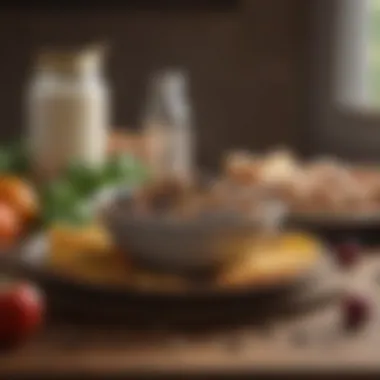 Nutrition for the Mind: Fueling Mental Wellness Healthy food choices laid out for a balanced diet