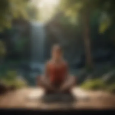 Meditation: The Gateway to Mindful Living A person meditating in a peaceful environment