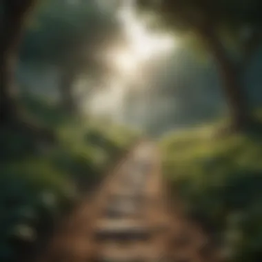 Nature's Embrace: A Path to Inner Peace A serene landscape promoting tranquility and calmness