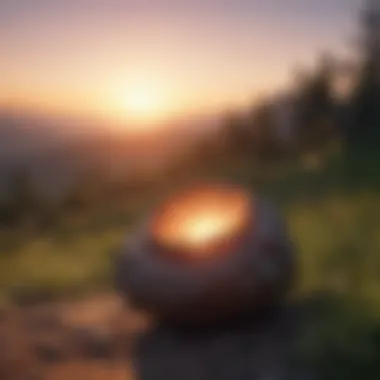 Hopeful Beginnings A serene landscape with a sunrise symbolizing hope