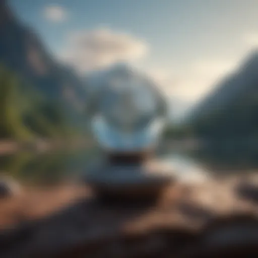A serene landscape symbolizing inner peace