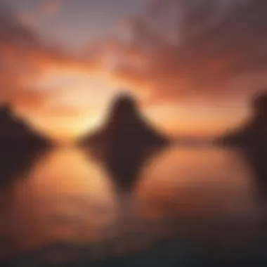 Capturing the Moment: A Vibrant Sunset A vibrant sunset symbolizing the beauty of the present