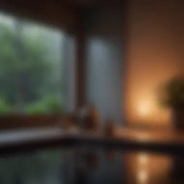 Mindful Reflection Zone Meditation corner with calming elements