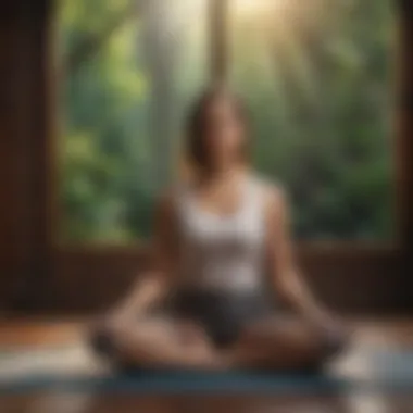 Embracing Balance through Yoga Gentle yoga practice promoting well-being