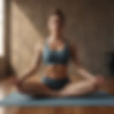 Focus and Clarity through Yoga Yoga pose representing focus and clarity