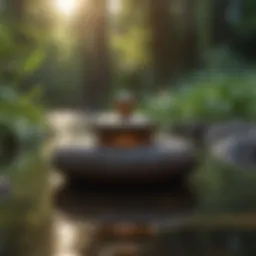 Tranquil soundscape for meditation