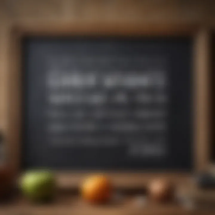 A collection of handwritten quotes on a chalkboard, representing inspiration.