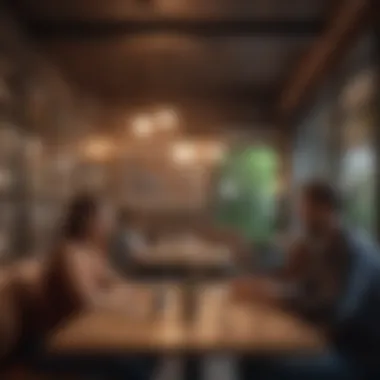 Casual Café Meetings for New Friendships A cozy café setting ideal for casual meetings