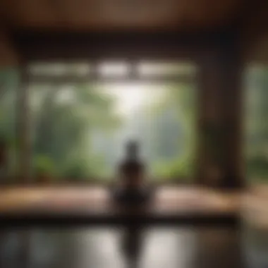 A Haven for Introspection A serene space for meditation encouraging introspection