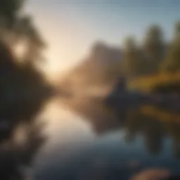 A serene landscape reflecting inner peace