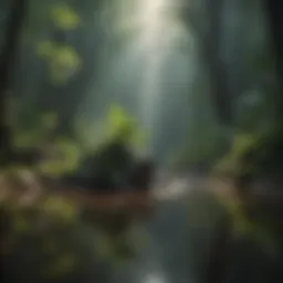 A serene landscape reflecting personal growth