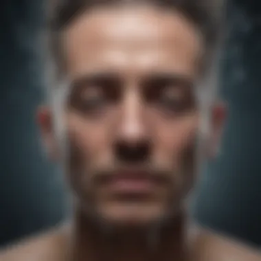 The Complexity of Inner Emotions Abstract representation of emotional turmoil and emptiness