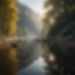 A serene landscape reflecting peace and gratitude