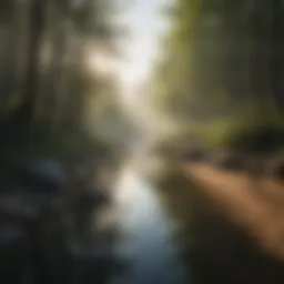 A serene landscape symbolizing mental clarity