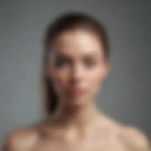 Abstract representation of low self-esteem