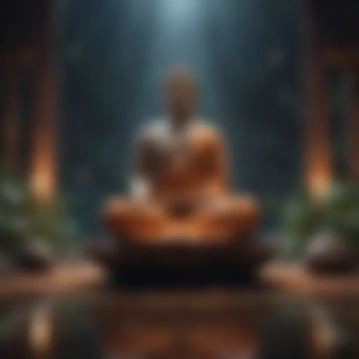 Symbolic representation of mindfulness and balance