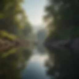 A serene landscape symbolizing inner peace