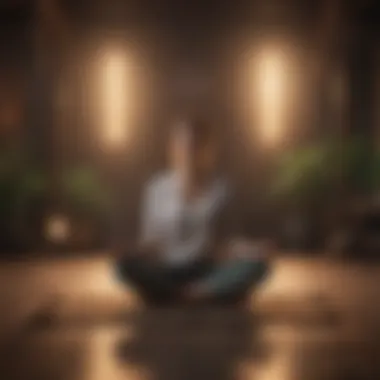 An engaging online meditation class in session