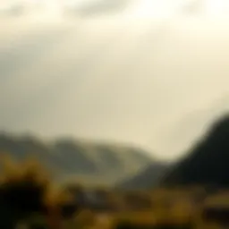 A serene landscape symbolizing inner peace