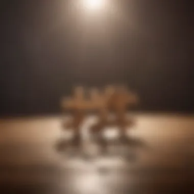 Symbolic representation of shared goals through interconnected puzzle pieces