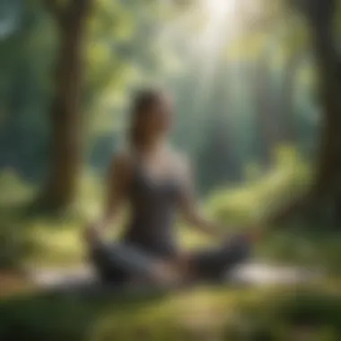 Nurturing Mindfulness in Nature An open space for yoga or meditation surrounded by nature