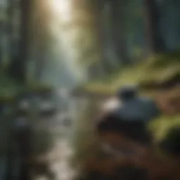 A serene nature scene reflecting tranquility and mindfulness