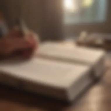 The Power of Affirmations A close-up of a journal with positive affirmations written inside