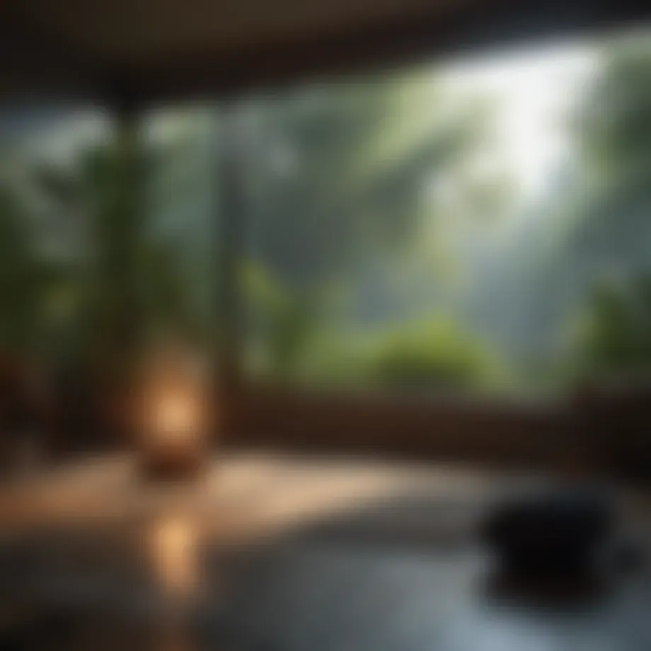 A serene environment promoting relaxation.