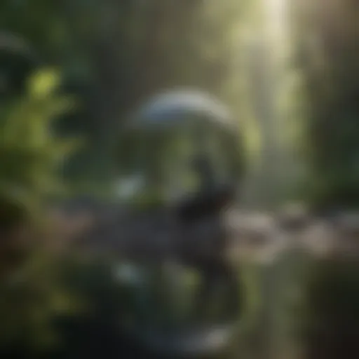 A serene landscape promoting mental clarity