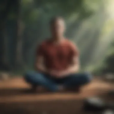 Mindfulness techniques during meditation