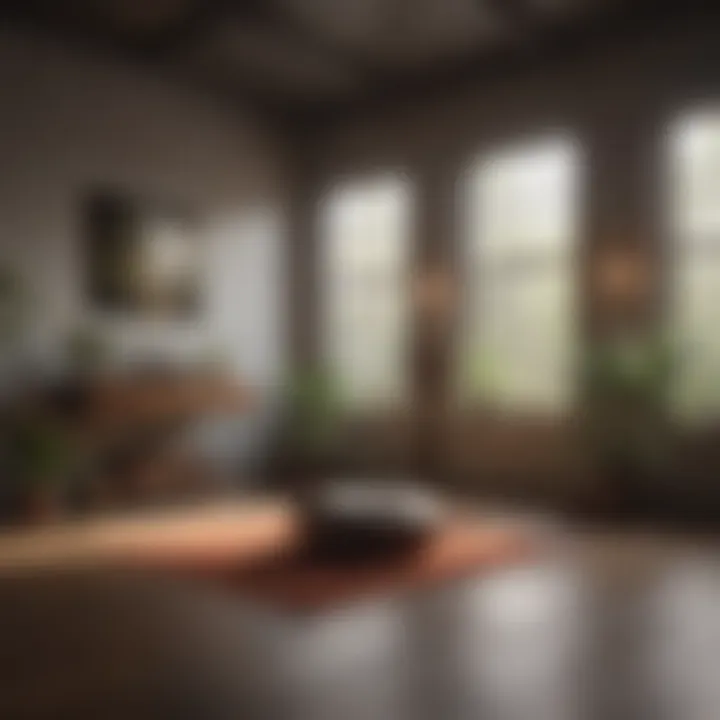 A peaceful environment encouraging reflection and therapy