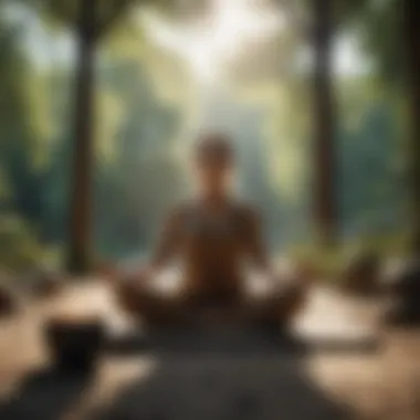 Mindful Moments Meditation practice in a peaceful environment