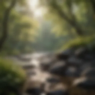 Tranquility in Nature A serene landscape symbolizing tranquility.