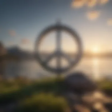 Symbol of Inner Peace A serene landscape symbolizing inner peace